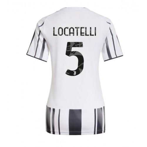 Stroje piłkarskie Juventus Manuel Locatelli #5 Koszulka Podstawowej dla damskie 2025-26 Krótki Rękaw